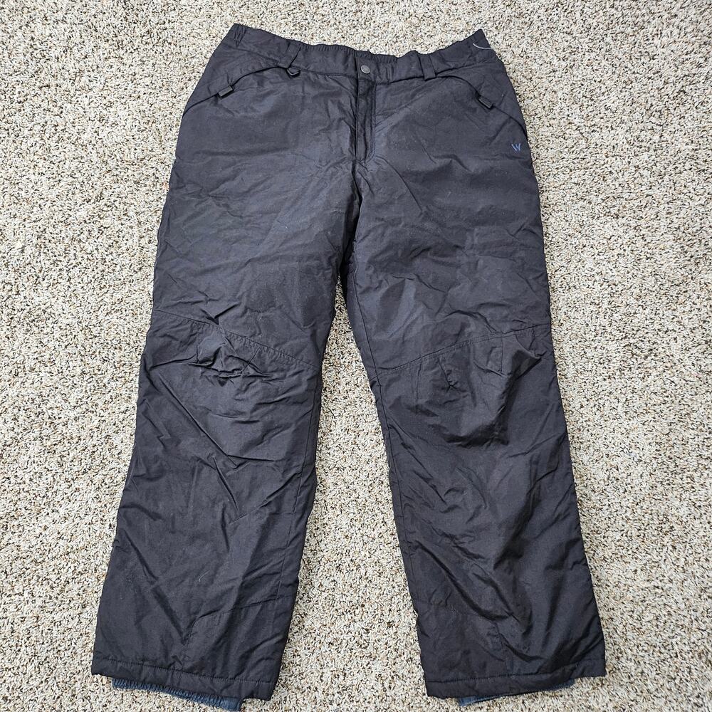 White sierra snow ski pants black sz 2XL